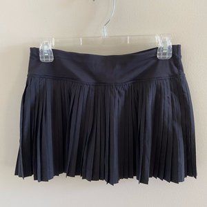 Lululemon Pleat To Street Black Tennis Skirt II
